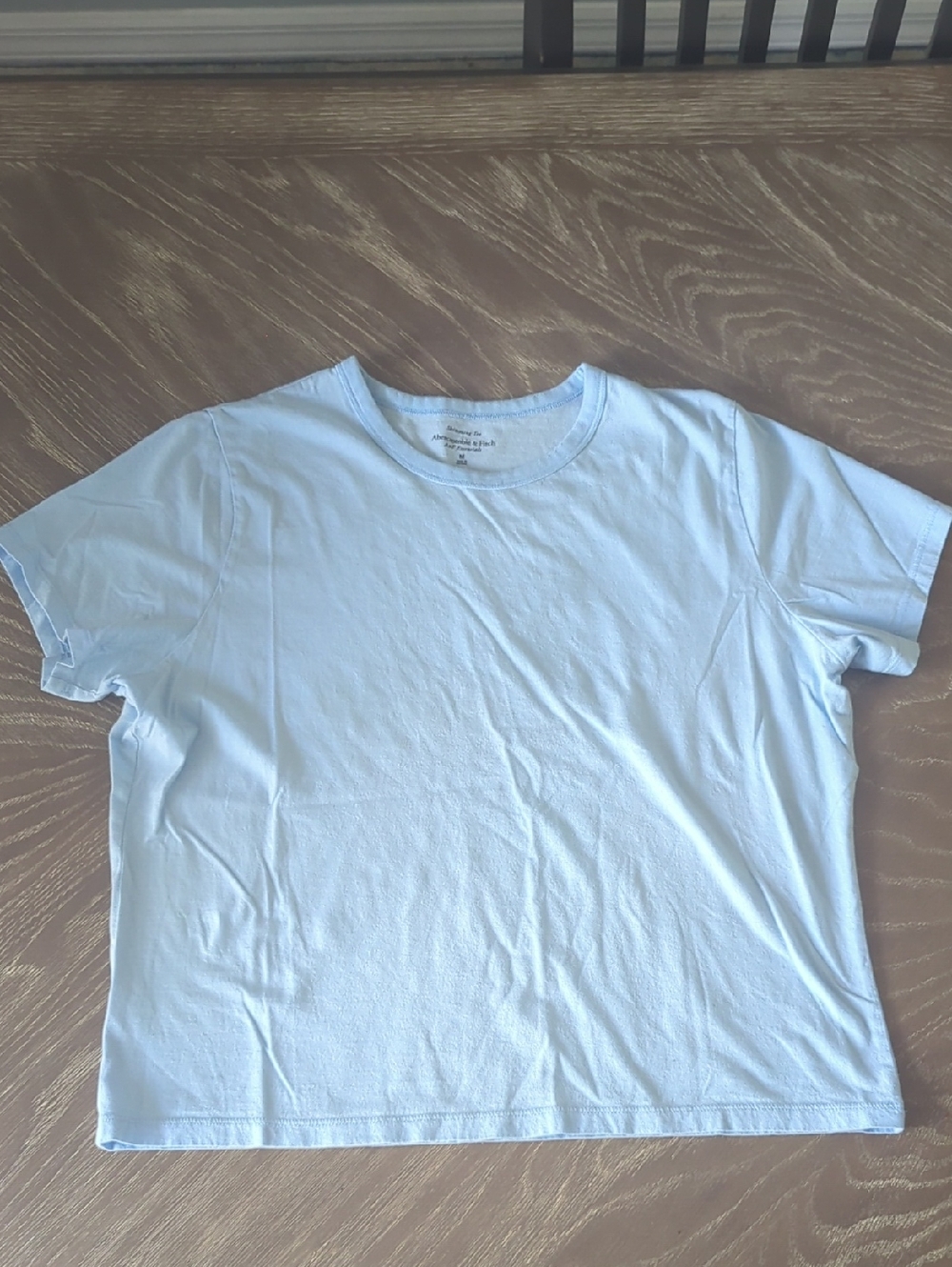 Abercrombie Skimming Light Blue Crewneck Tee